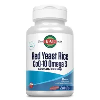 Kal Coq-10 Omega-3 Kardiovaskulær Støtte 60 Softgels Rød Gjærris Kal Coq-10 Omega-3 Kardiovaskulær Støtte 60 Softgels Rød Gjærris