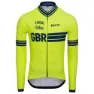 Kalas Great Britain Cycling Team Langermet Trøye, Fluo