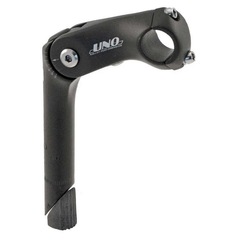 Kalloy Uno City Justerbar Stamme 25.4 Mm, Black, 90mm, 0º-60º Kalloy Uno City Justerbar Stamme 25.4 Mm, Black, 90mm, 0º-60º