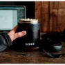 Kambukka Bora Food 600ml Termosflaske, Matte black, One Size