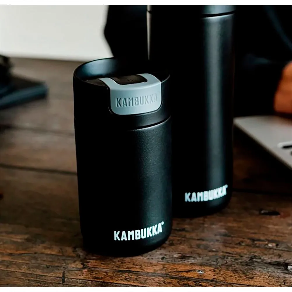 Kambukka Olympus 300ml Termosflaske, Jet black, One Size