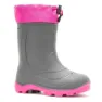 Kamik Snobusterb Barnestøvler, Charcoal / magenta / charbon / magenta, EU 25