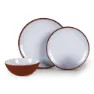 Kampa Melamine Servise 12 Enheter, Ember red, One Size