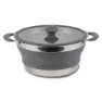 Kampa Sammenleggbar Kasserolle 3l, Grey, One Size