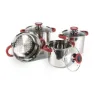 Kampa Space Saber Deluxe Kjøkkenutstyr, Silver / red, One Size