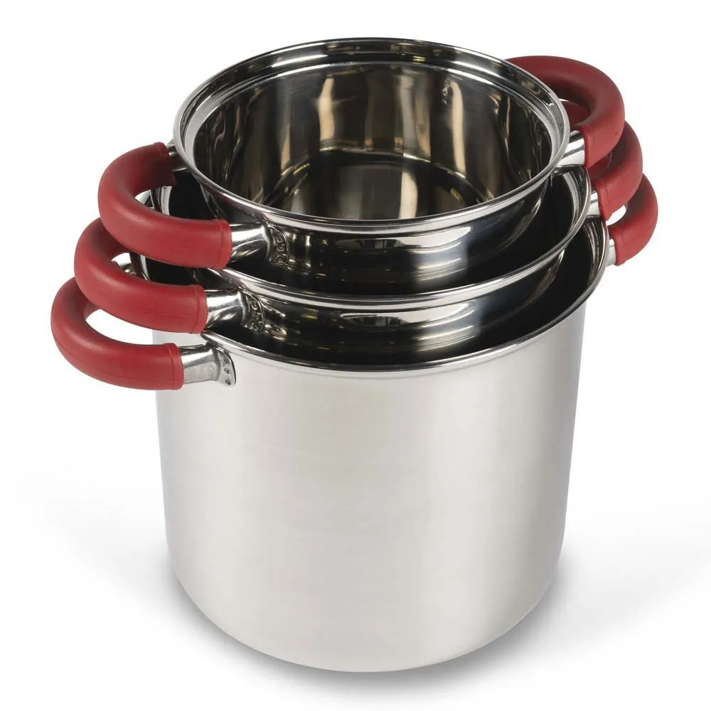 Kampa Space Saber Deluxe Kjøkkenutstyr, Silver / red, One Size