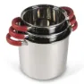Kampa Space Saber Deluxe Kjøkkenutstyr, Silver / red, One Size