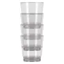 Kampa Stackable Glass 4 Enheter, Transparent, One Size