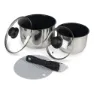 Kampa Stracker Kjøkkenutstyr, Silver / black, One Size