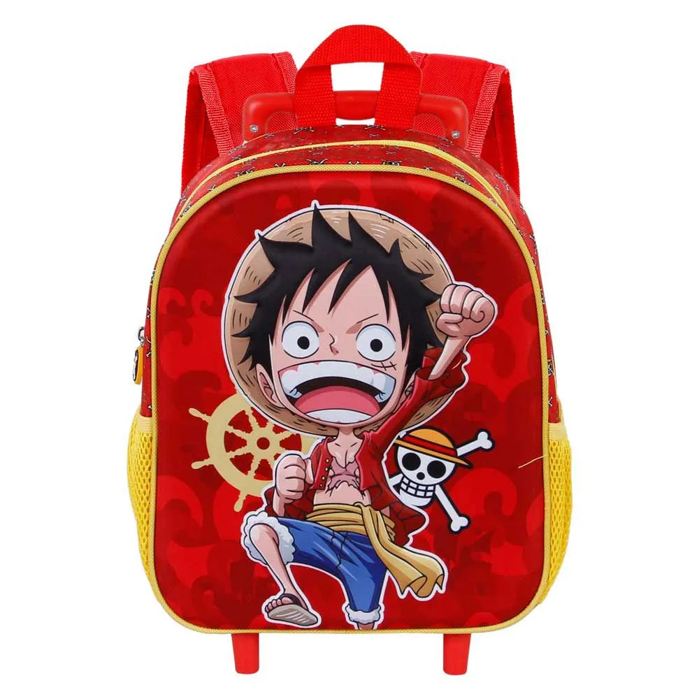 Karactermania 3d Luffy One Piece 34 Cm Ryggsekk Med Hjul, Multicolor Karactermania 3d Luffy One Piece 34 Cm Ryggsekk Med Hjul, Multicolor