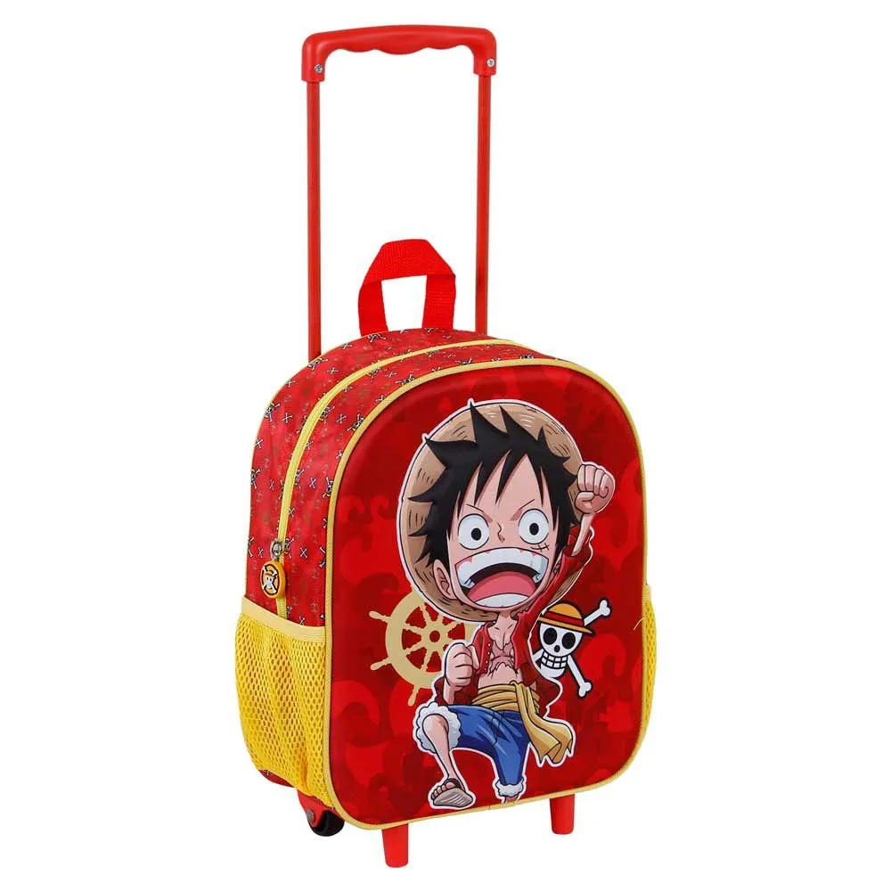 Karactermania 3d Luffy One Piece 34 Cm Ryggsekk Med Hjul, Multicolor Karactermania 3d Luffy One Piece 34 Cm Ryggsekk Med Hjul, Multicolor