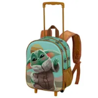Karactermania 3d Say Hi Grogu The Mandalorian Star Wars 34 Cm Ryggsekk Med Hjul