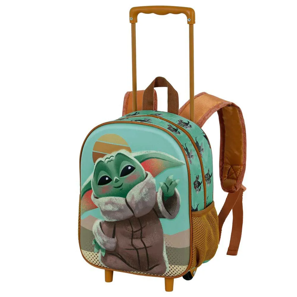 Karactermania 3d Say Hi Grogu The Mandalorian Star Wars 34 Cm Ryggsekk Med Hjul, Multicolour Karactermania 3d Say Hi Grogu The Mandalorian Star Wars 34 Cm Ryggsekk Med Hjul, Multicolour