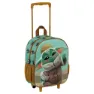 Karactermania 3d Say Hi Grogu The Mandalorian Star Wars 34 Cm Ryggsekk Med Hjul, Multicolour