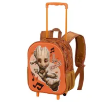 Karactermania 3d Soundtrac I Am Groot Marvel 34 Cm Ryggsekk Med Hjul