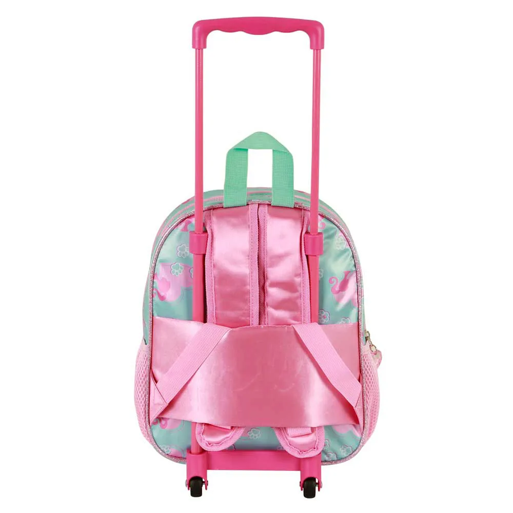 Karactermania Barbie Pets Small 3d Ryggsekk Med Hjul, Pink