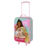 Karactermania Barbie Pets Soft 3d Trillekoffert, Pink