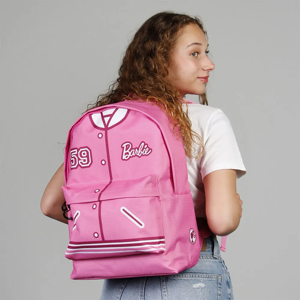 Karactermania Barbie Varsity Fan Hs 2.2 Ryggsekk, Pink