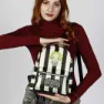 Karactermania Beetlejuice Stripes-heady Ryggsekk, White