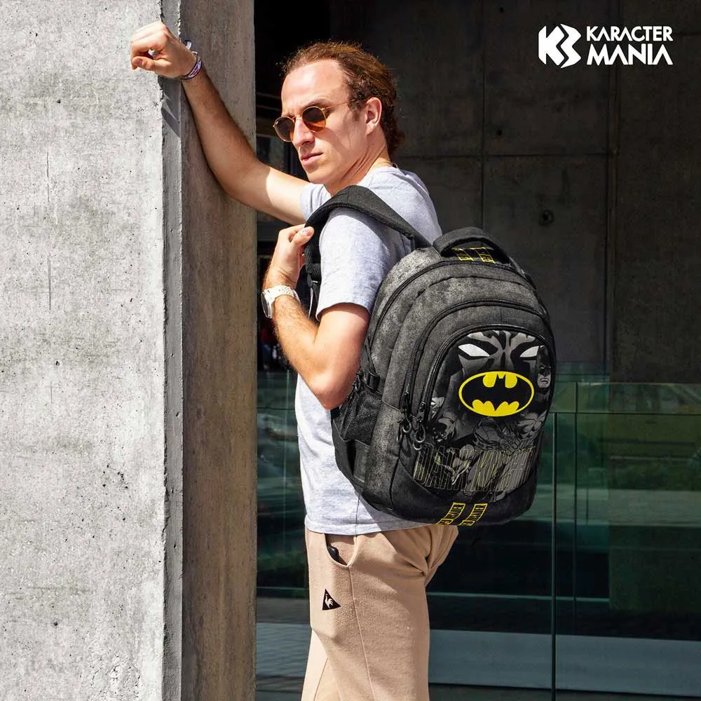Karactermania Dc Comics Batman Caped Plus Running Ryggsekk, Black Karactermania Dc Comics Batman Caped Plus Running Ryggsekk, Black