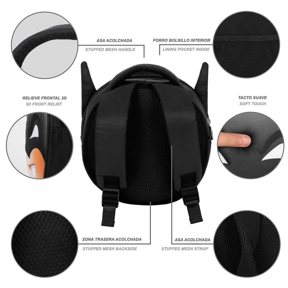Karactermania Dc Comics Batman Emoji Ryggsekk, Black