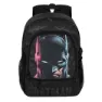 Karactermania Dc Comics Batman Face Fan Fight 2.2 Ryggsekk, Black