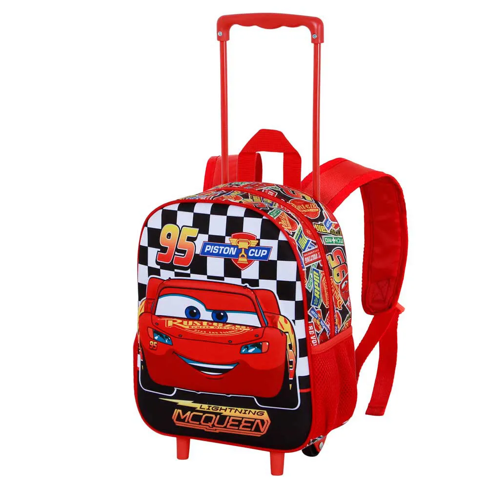 Karactermania Disney Cars 3 Racer 3d Ryggsekk Med Hjul, Red