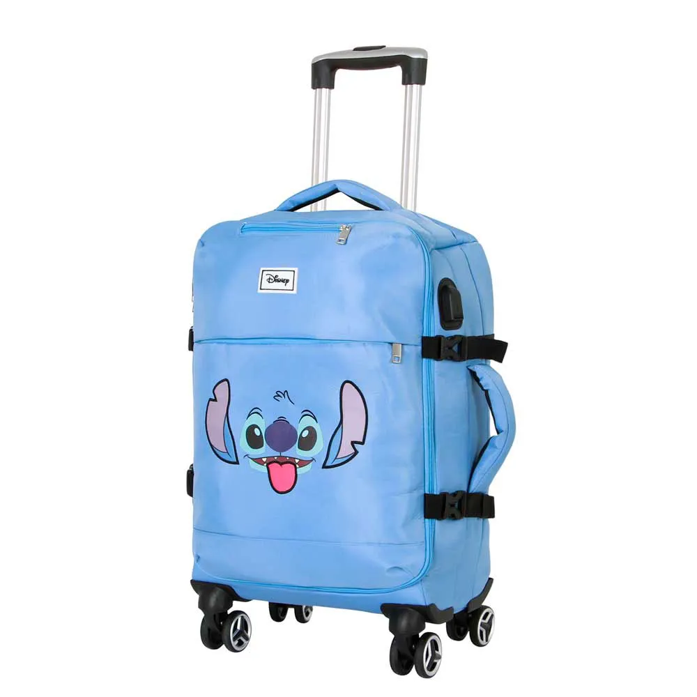 Karactermania Disney Lilo & Stitch 4 Trillekoffert, Blue