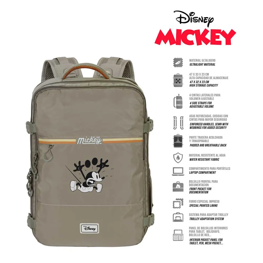 Karactermania Disney Mickey Mouse Face Large Mercury 47x23x33 Cm Ryggsekk, Multicolor Karactermania Disney Mickey Mouse Face Large Mercury 47x23x33 Cm Ryggsekk, Multicolor