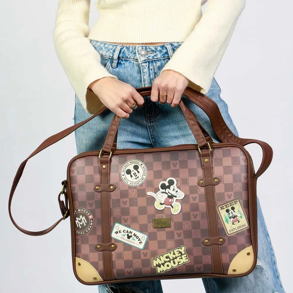 Karactermania Disney Mickey Mouse Journey Laptopveske, Brown Karactermania Disney Mickey Mouse Journey Laptopveske, Brown