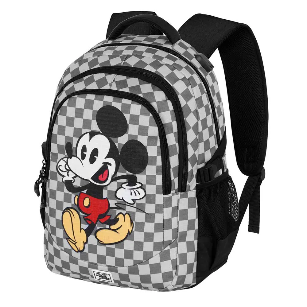 Karactermania Disney Mickey Mouse Move Plus Running Ryggsekk, Grey