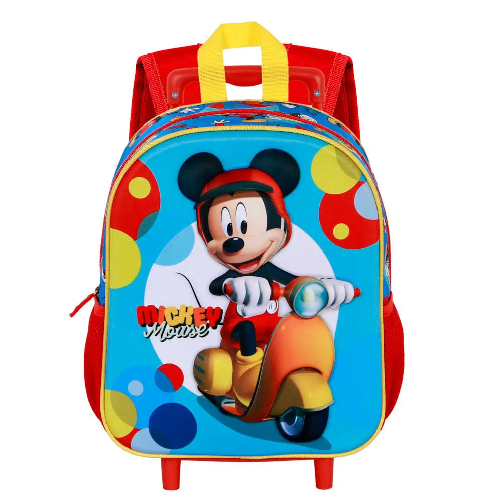 Karactermania Disney Mickey Mouse Scooter 3d Ryggsekk Med Hjul, Blue