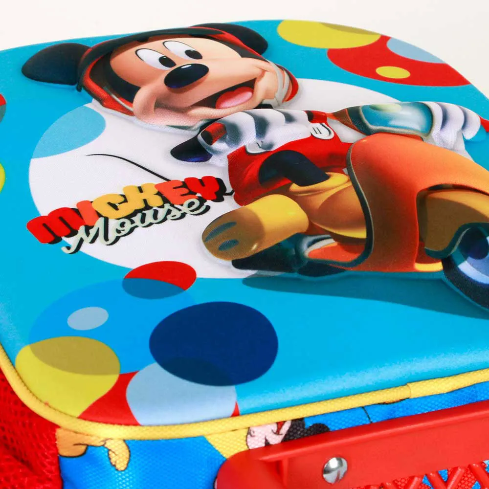 Karactermania Disney Mickey Mouse Scooter 3d Ryggsekk Med Hjul, Blue
