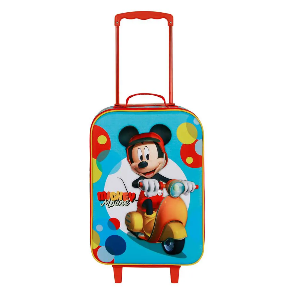 Karactermania Disney Mickey Mouse Scooter 3d Soft Trillekoffert, Blue