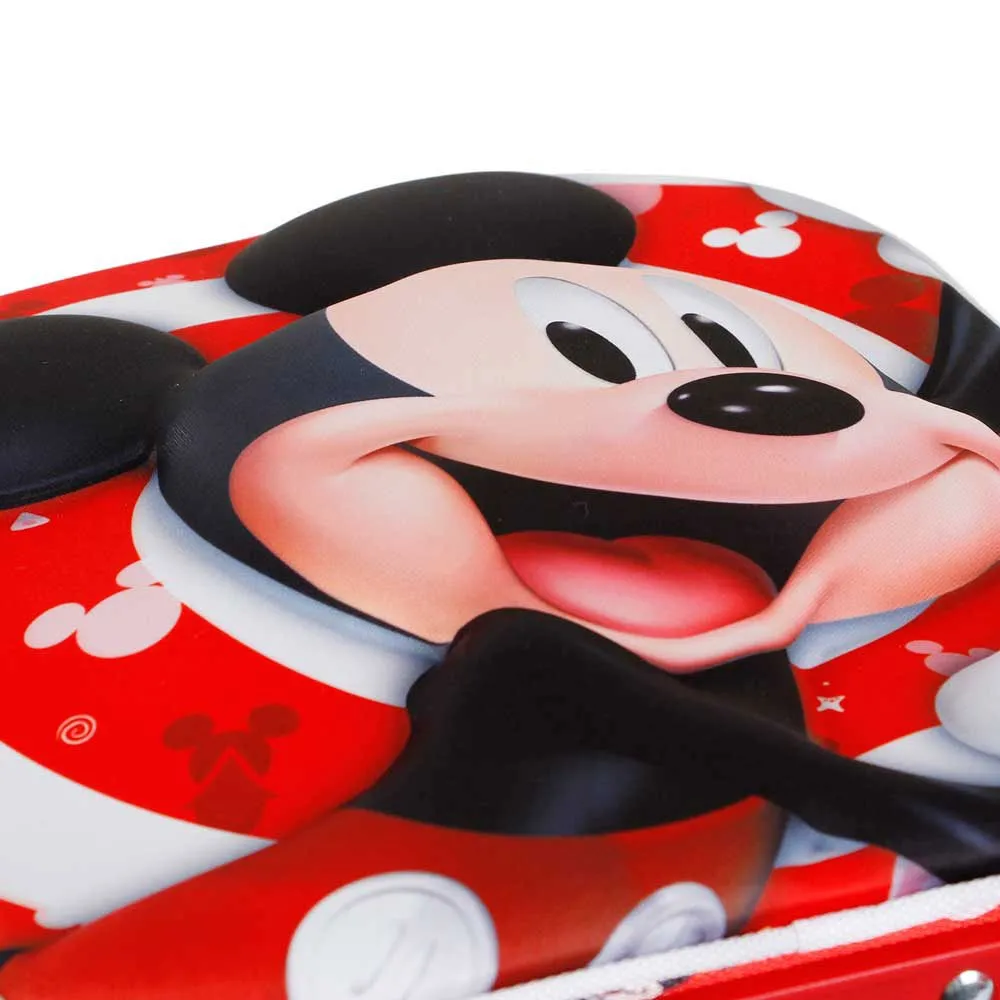 Karactermania Disney Mickey Mouse Twirl Liten 3d-ryggsekk Med Hjul, Red Karactermania Disney Mickey Mouse Twirl Liten 3d-ryggsekk Med Hjul, Red
