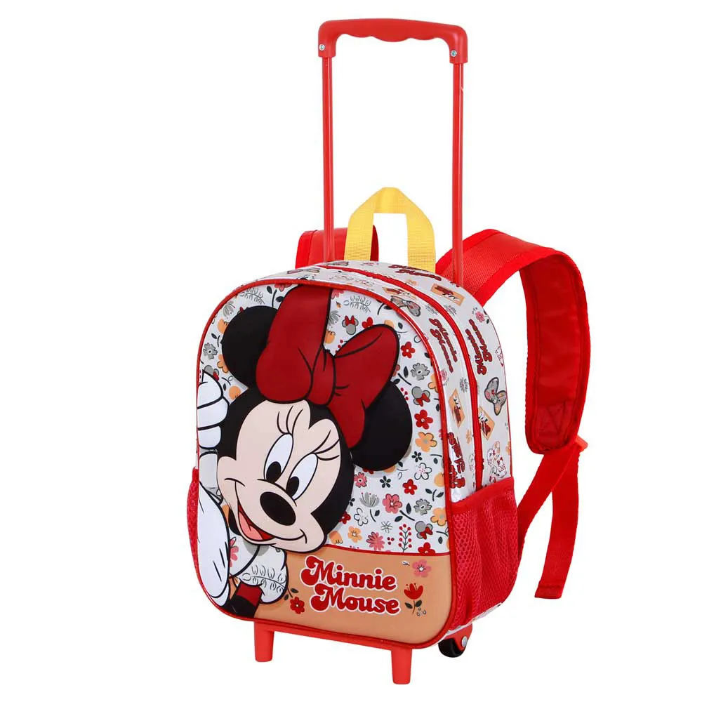 Karactermania Disney Minnie Mouse Flowered 3d Ryggsekk Med Hjul, Red Karactermania Disney Minnie Mouse Flowered 3d Ryggsekk Med Hjul, Red