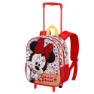 Karactermania Disney Minnie Mouse Flowered 3d Ryggsekk Med Hjul, Red