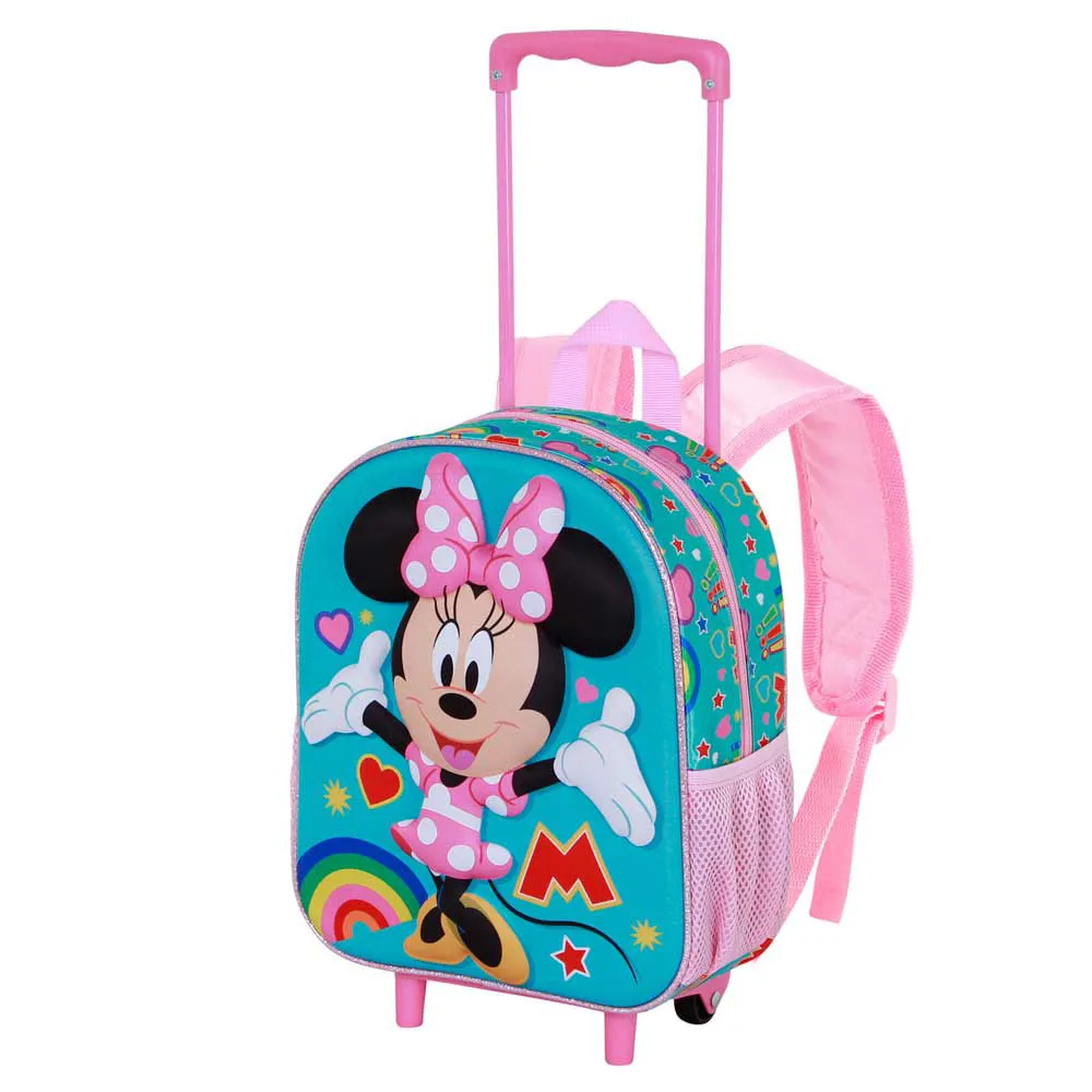 Karactermania Disney Minnie Mouse Greet 3d Ryggsekk Med Hjul, Turquoise