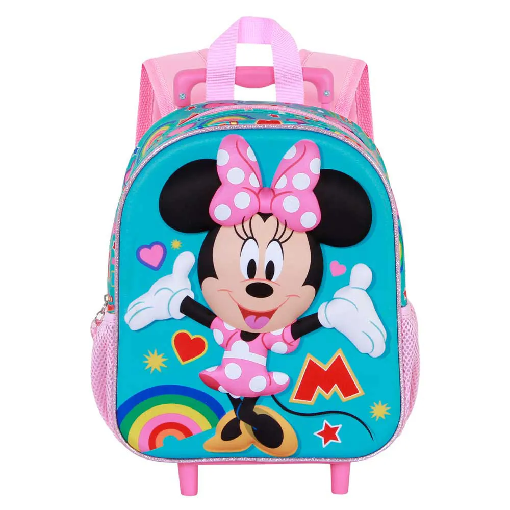 Karactermania Disney Minnie Mouse Greet 3d Ryggsekk Med Hjul, Turquoise