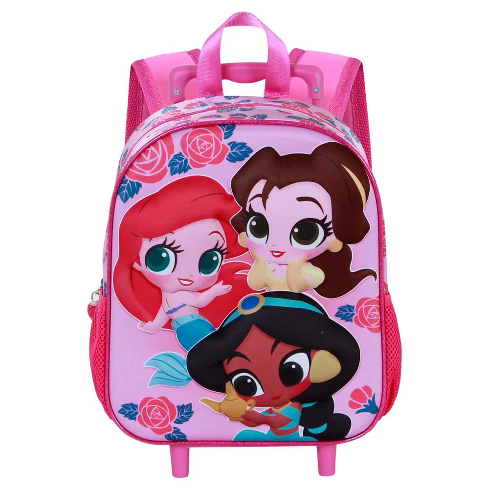Karactermania Disney Princess Flowers 3d Ryggsekk Med Hjul, Pink