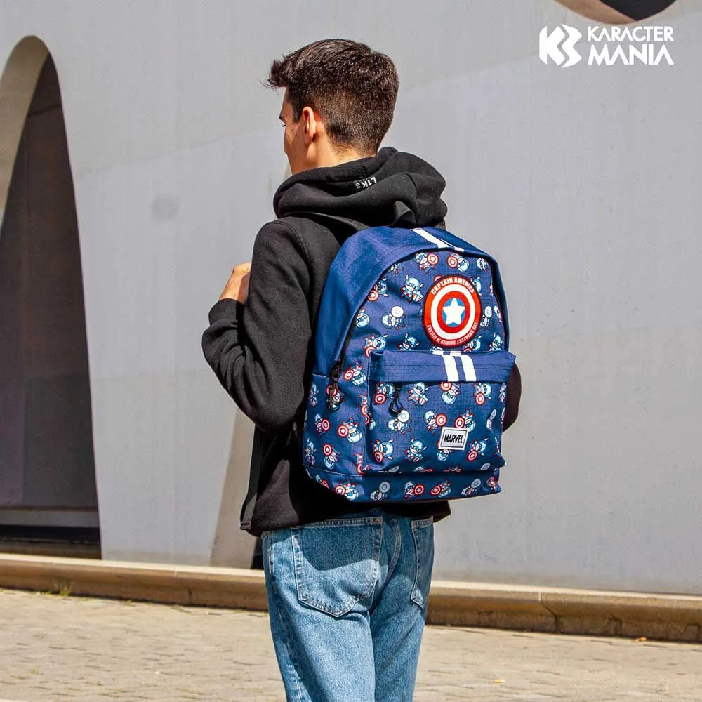 Karactermania Kaptein Amerika Forundring Plus Hs Ryggsekk, Blue
