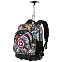 Karactermania Marvel Captain America Comic Ryggsekk Med Hjul Karactermania Marvel Captain America Comic Ryggsekk Med Hjul