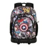 Karactermania Marvel Captain America Comic Ryggsekk Med Hjul, Multicolor
