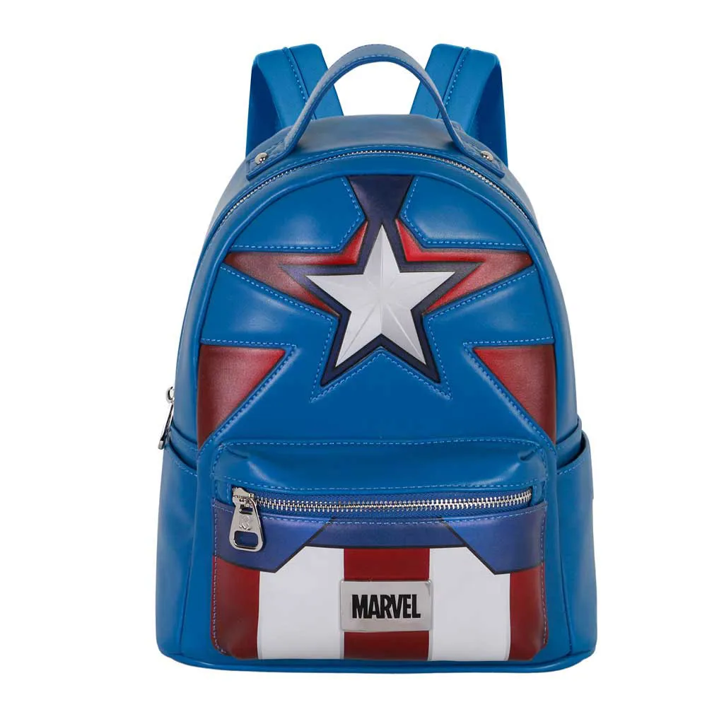 Karactermania Marvel Captain America Courage Heady Ryggsekk, Blue
