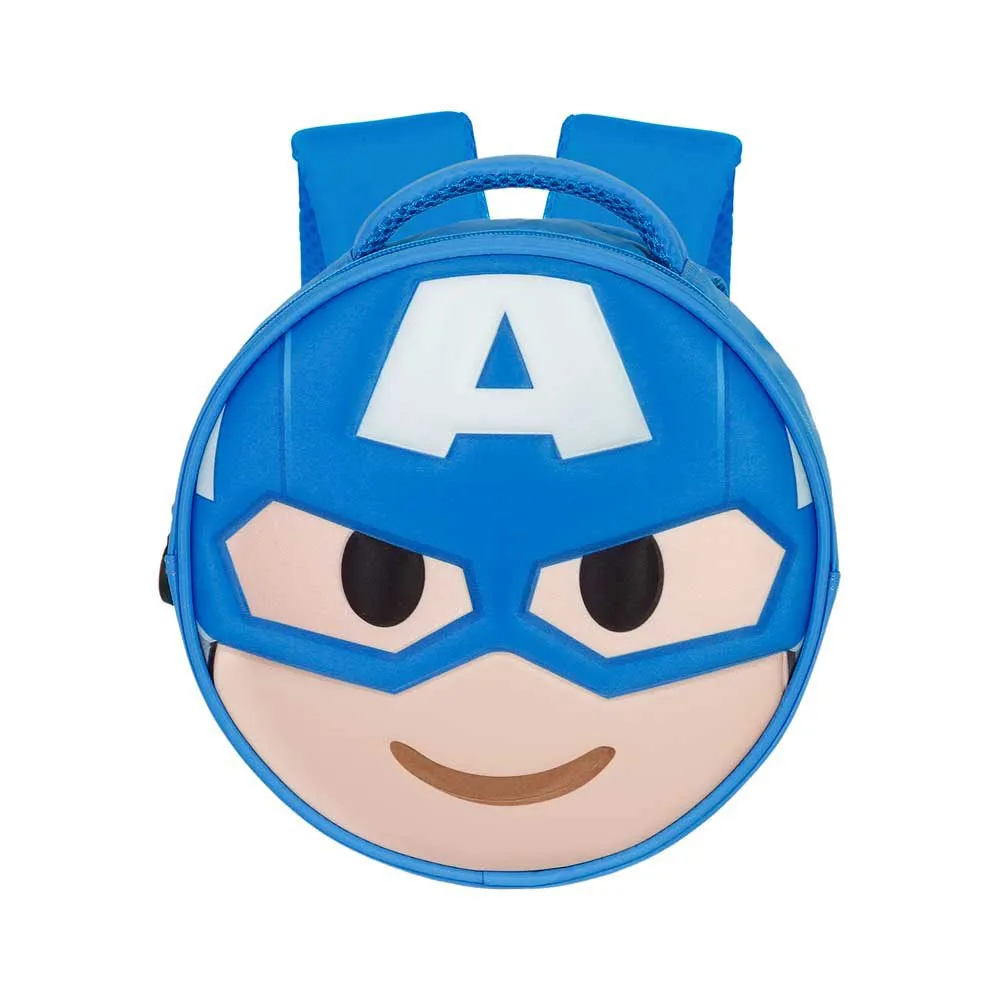 Karactermania Marvel Captain America Emoji Ryggsekk, Blue Karactermania Marvel Captain America Emoji Ryggsekk, Blue