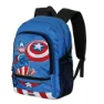 Karactermania Marvel Captain America Gears Fan Fight 2.2 Ryggsekk, Blue