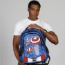 Karactermania Marvel Captain America Gears Plus Running Ryggsekk, Blue