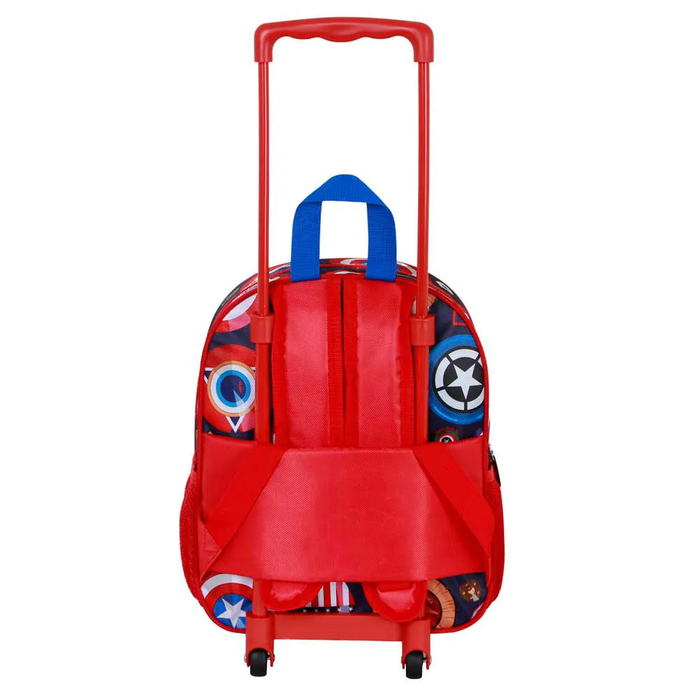Karactermania Marvel Captain America Patriot 3d Ryggsekk Med Hjul, Multicolor