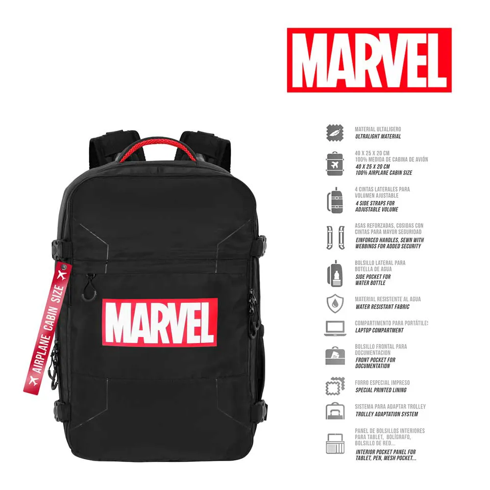 Karactermania Marvel Comics Mercury 40x20x25 Cm Ryggsekk, Black