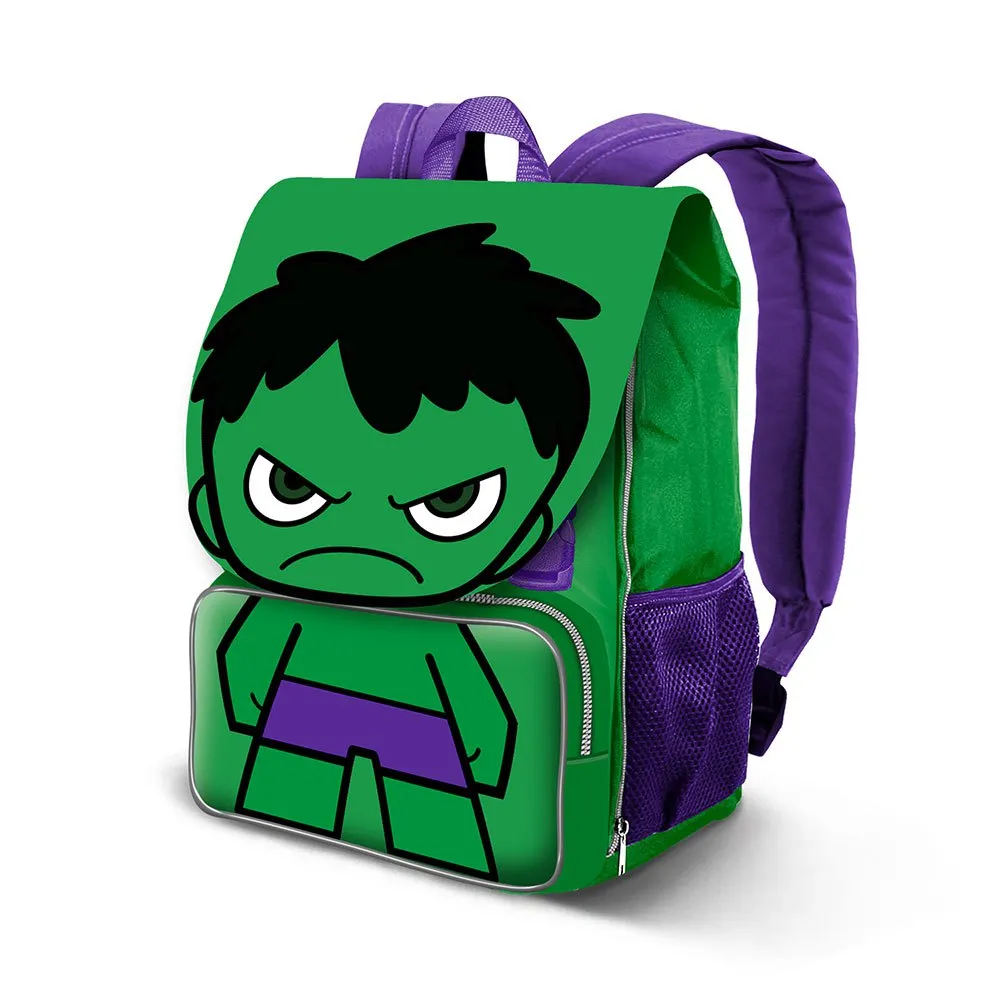 Karactermania Marvel Hulk Angry Small Expandable Ryggsekk, Green Karactermania Marvel Hulk Angry Small Expandable Ryggsekk, Green